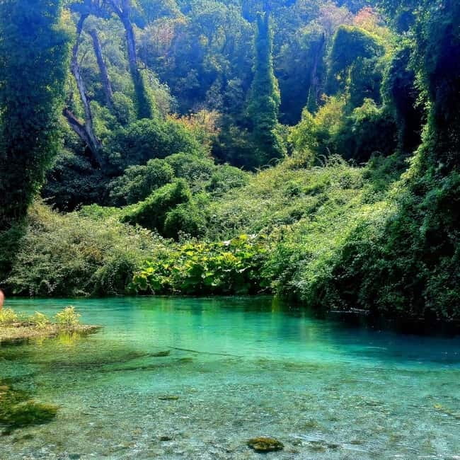 From Vlora:Tepelene Springs, Gjirokaster & Blue Eye Day Tour - The Old Bazaar free time: where lunch and shopping actually fit