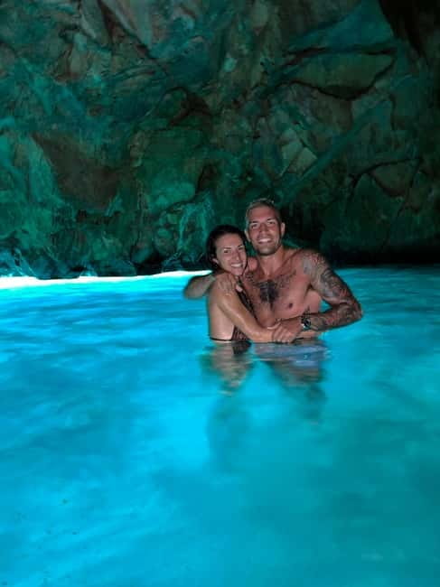 From Vlore: Blue Cave and Grama Bay Adventures - Dafina Bay and Dafina Cave: The Long Swim and Snorkel Block