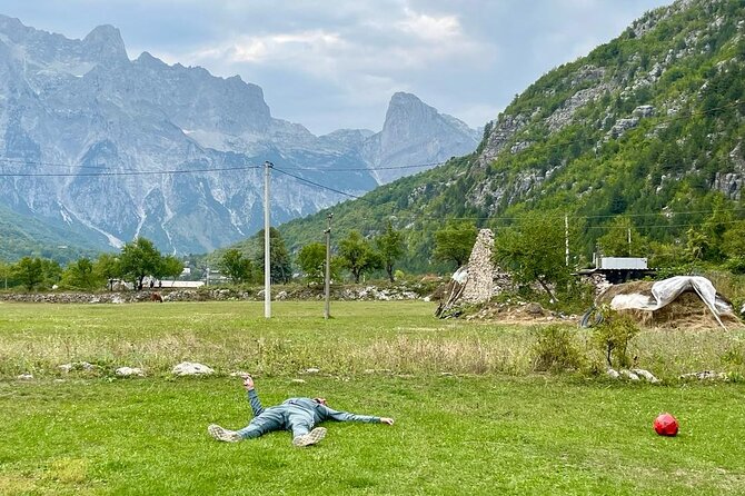 Full Day Tour to Albanian Alps Theth, Grunas Waterfall, Blue Eye - Theth village walk: church views and the blood feud tower
