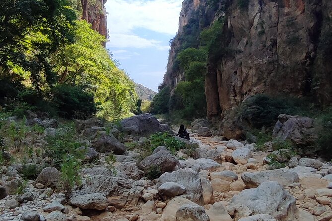 Gorge Walking & Rock Scramble The Canyon of Gjipe - Guide quality and the small-group pace in action