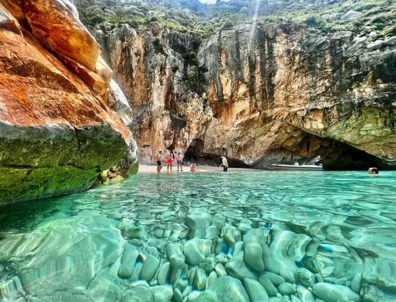 Grama Bay & Blue Cave: Snorkeling & Secret Beaches in Vlore - Gjiri i Inglezit: history while the water stays crystal clear