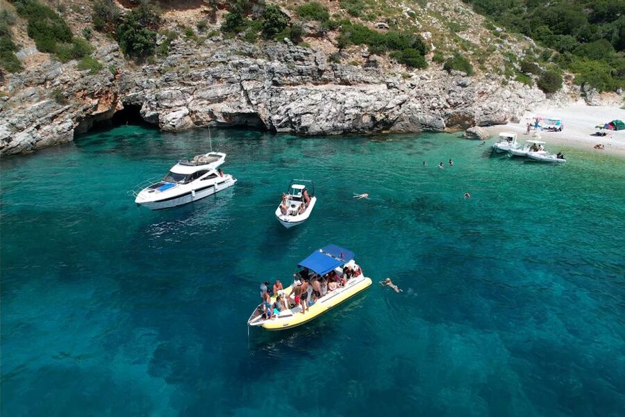 Haxhi Ali Cave & Saint Vasil Beach Tour from Vlore - Saint Vasil Beach and Saint Koli Bay: Named Coast Time on the Schedule