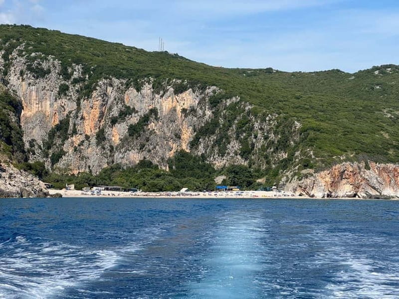 Himara: Hidden Beaches and Caves Small Group Boat Tour - Alevra Dhermi snorkeling stop, then you head back to Spile Beach