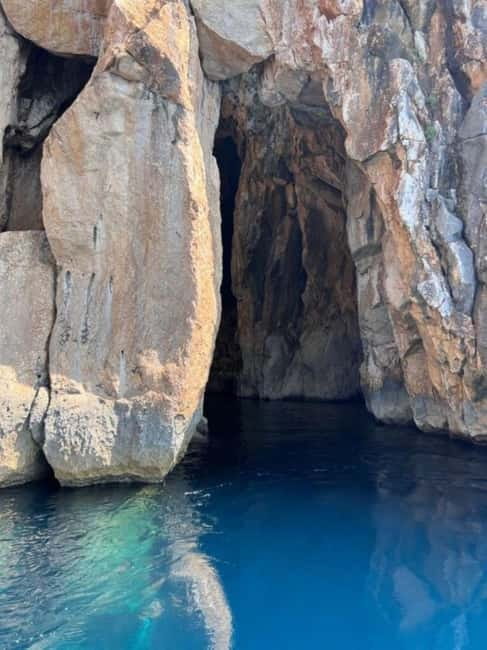 Himare: Exciting Boat Tour from Himare to Gramma Bay - Slow cruise by Dhermi and Palasa, then Saint Andrews Beach for the snack and swim