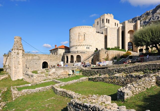 Kruja Castle ,Sari Salltik & Durrës fromTirana - Krujë Castle and Skenderbeg Museum: The 15th-Century Story You Can Walk Through