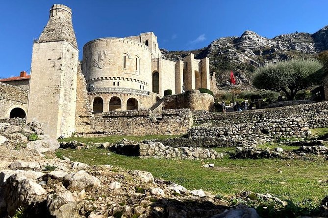 Kruja castle, the old Bazaar & Sarisalltik- Departure from Tirana - Stop 1: Sari Salltik cave shrine and the views at 1,176 meters