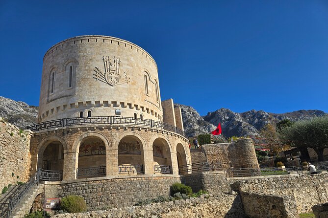 Kruja, Old Bazaar, Museum,Sari Saltik tour from Tirana - Stop 1: Kruja Castle and the Skanderbeg connection