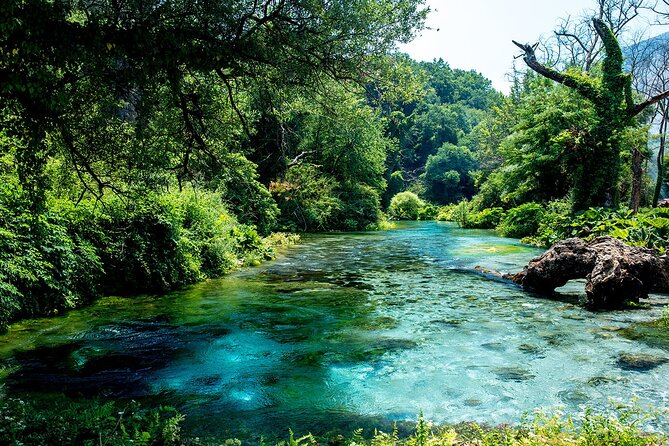 Ksamil Blue Eye and Saranda Day Tour from Tirana Durres Golem - Stop 1 in Ksamil: the beaches, the islands view, and your best timing