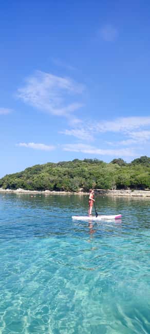Ksamil islands: Stand-Up Paddle Tour (SUP Tour) - Ari’s style: safety briefing, patient instruction, and good energy