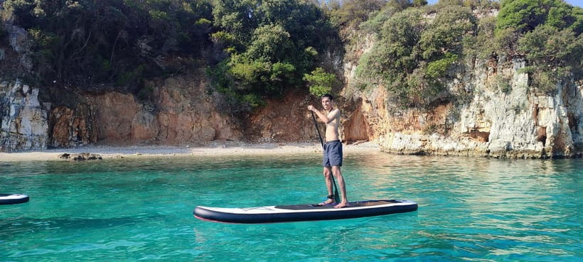 Ksamil islands: Stand-Up Paddle Tour (SUP Tour) - The coffee and tea beach break, and how to make it feel like part of your day