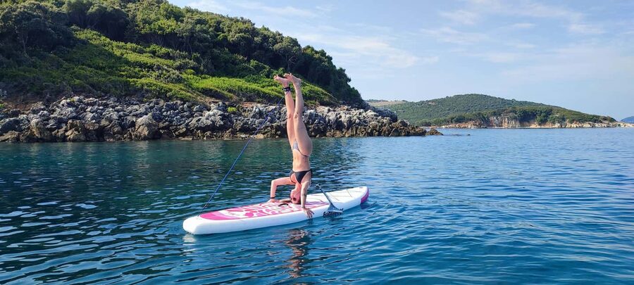 Ksamil islands: Stand-Up Paddle Tour (SUP Tour) - Start with the easy win: coffee or tea before you get on the board
