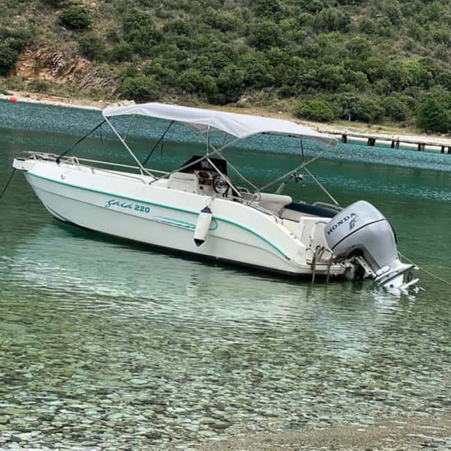 Pelagic Boat Tour7 destinations:drink+Snorkel+Umbrella️ - Plakoto’s white pebbles, then the real finale at Krorez Beach