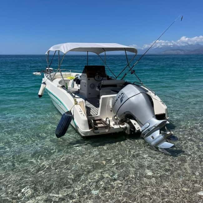 Pelagic Boat Tour7 destinations:drink+Snorkel+Umbrella️ - Price and value breakdown for $36
