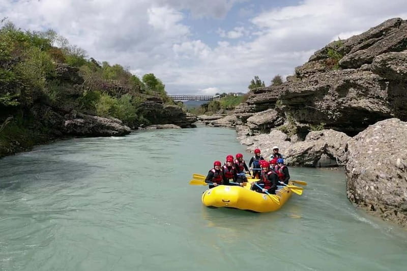 Permet: Vjosa River National Park Guided Rafting Tour - Meet at Base Camp: Gear, Welcome Drinks, and the Safety Briefing