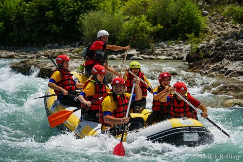 Përmet: Vjosa River Rafting from Permet or Berat city - On the water: what Class III means for your body and your confidence
