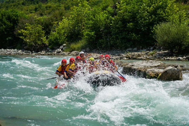 Përmet: Vjosa River Rafting from Permet or Berat city - Swimming breaks and optional rock jumps that feel worth it