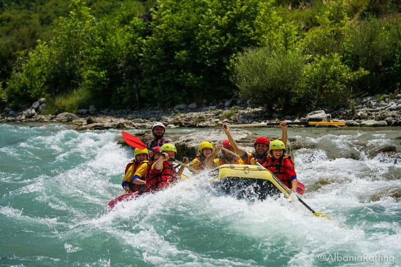 Përmet: Vjosa River Rafting from Permet or Berat city - Food, showers, and the camp vibe after your raft run