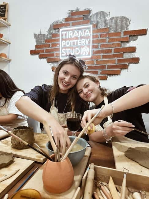 Pottery and Wine Workshop in Tirana - Logistics that matter: meeting point and arrival timing