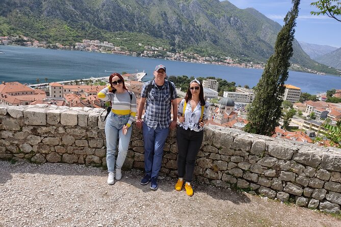 Private Montenegro Tour - Budva, Kotor & Sveti Stefan from Tirana - Sveti Stefan Viewpoint Stop: The Fortress Look at an Access-Limited Icon
