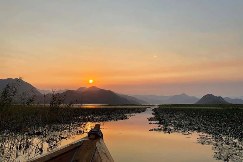Romantic Sunset tour on Skadar lake with drinks and snacks - Key things you will enjoy on this Lake Skadar sunset boat