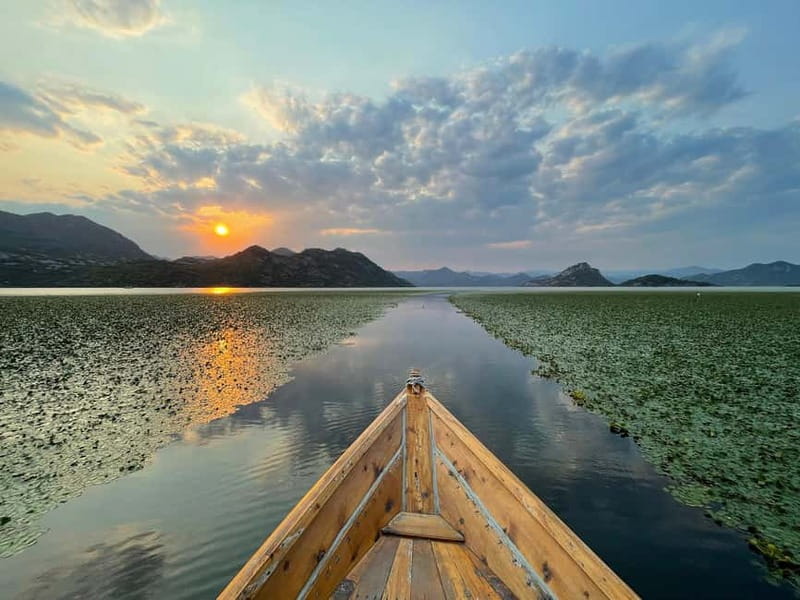 Romantic Sunset tour on Skadar lake with drinks and snacks - Virpazar to Lake Skadar, why the canal route matters