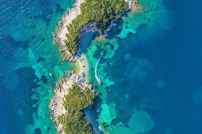 Saranda, Blue Eye and Ksamil Tour From Tirana and Durrës - Stop 3: Ksamil Beach for swimming and offshore islets (plus the extras)