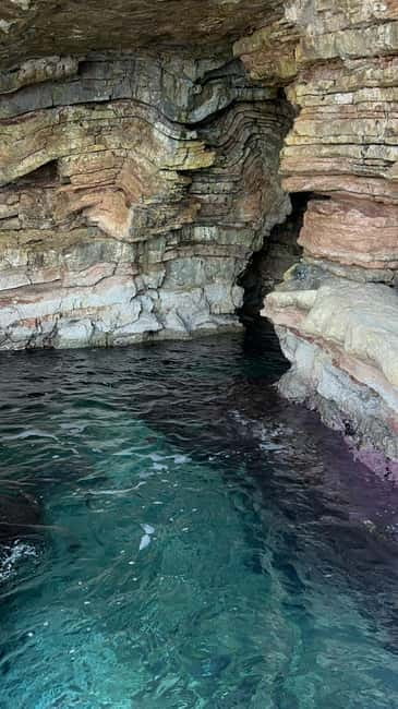 Saranda:Boat Tour to Kroreza with snorkelling,&umbrellas - On-board vibe: music, friendly crew, and how the day actually runs