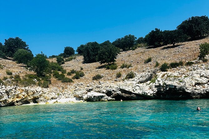 Saranda Boat Trip to Hidden Bays and Kroreza with snorkelling - Rrojdhe and Soldiers Bay: two calmer swims to finish strong