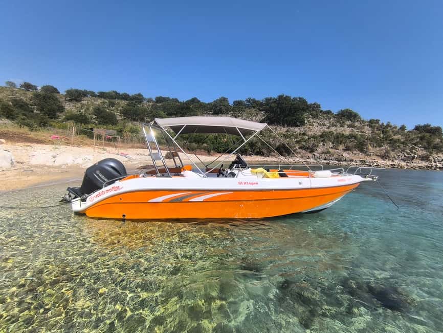 Saranda: Full-Day Boat Tour with Beach Stops & Swimming - The Cliff (Gremina) Swimming Stop: Jump In and Swim With the Deep Blue (30 Minutes)