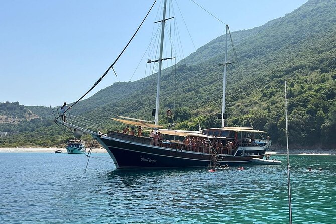 Saranda Prince Ennio-Daily Yacht Tour - Stop 1: Kakoma Beach for a Quick Dip in a Sheltered Bay