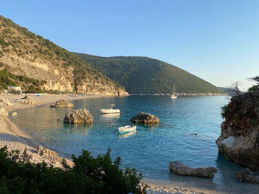 Saranda: Sea Adventure with 7 Stops, Drinks, & Snorkel Fun - The full route: caves, bays, and the long Krorez Beach payoff