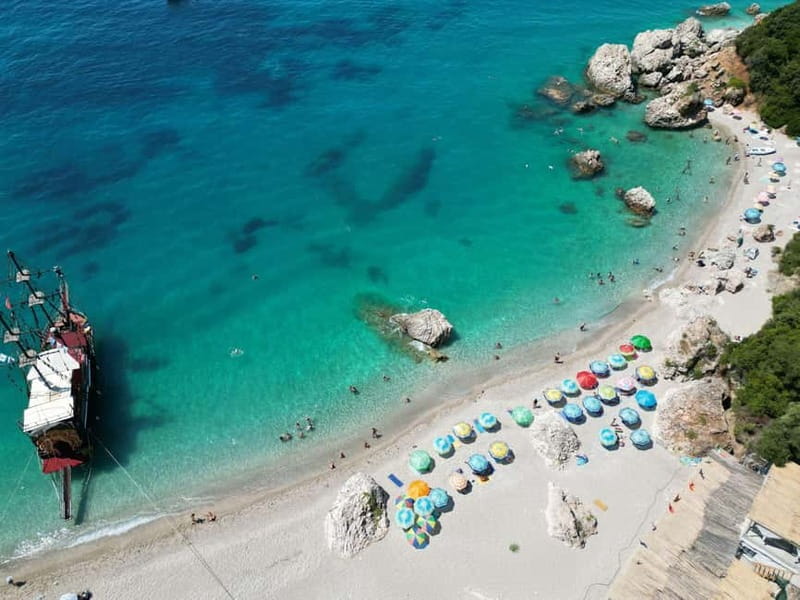 Saranda: Sea Adventure with 7 Stops, Drinks, & Snorkel Fun - Drinks, snacks, and the Krorez Beach lunch decision