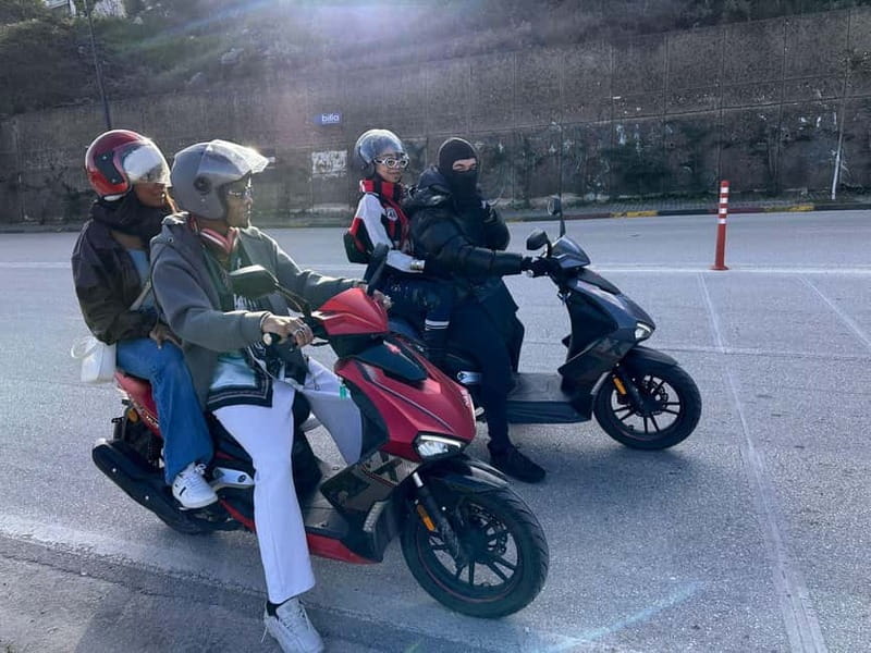 Sarande: Blue Eye Motorbike Tour - Brand new bikes, helmets, and phone charging that reduce stress