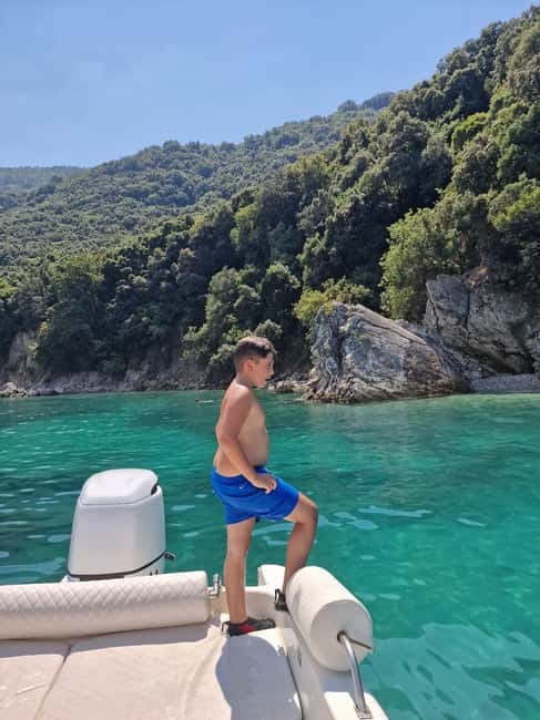 Sarande: Boat Tour to Krorez with Snorkle&Drinks&Swimming - Turtle’s Cave, the quick photo pause that sets the tone