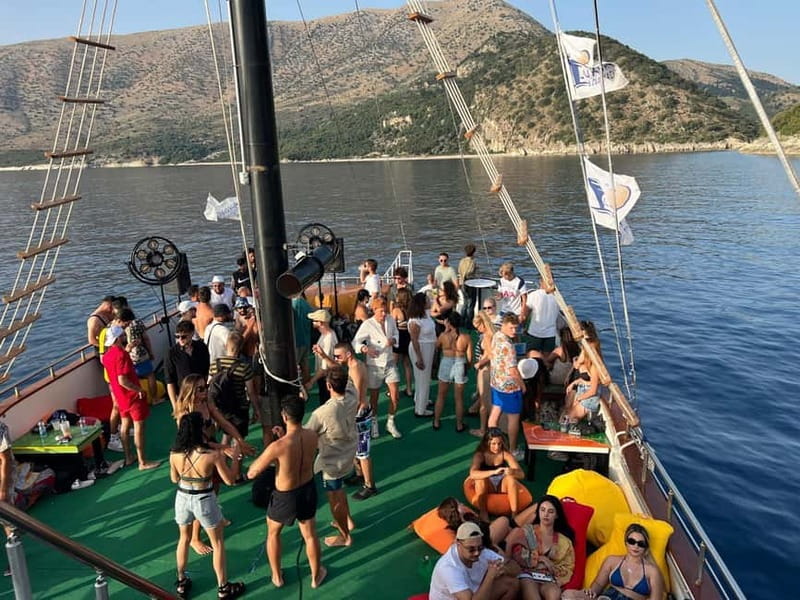 Sarande: Full-Day Louis Luxury Yacht Tour from Saranda - The Route: Cape of Qefali to Krorëz Beach, Kakome Bay, and Rrojdhe