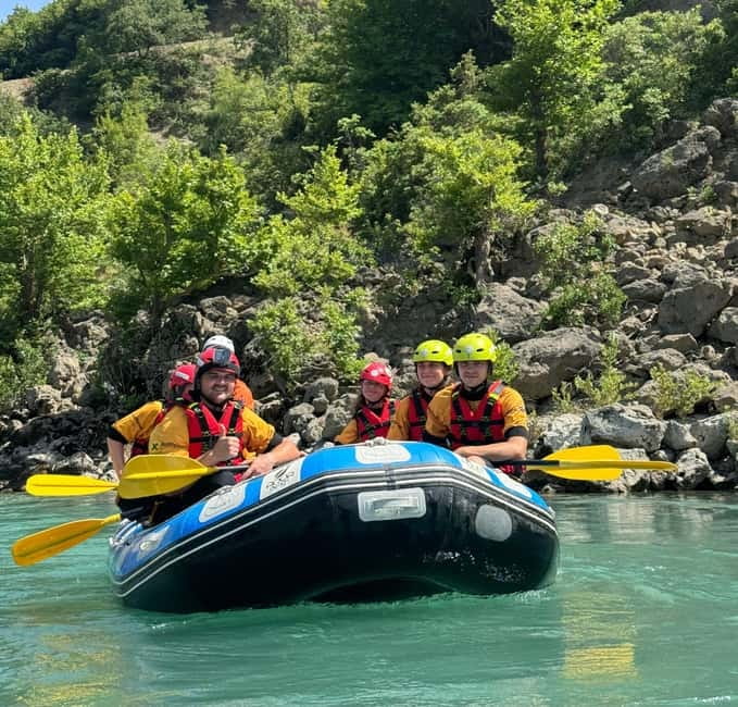 Sarande: Permet 4x4 Tour, Rafting and Thermal baths - Guided sightseeing and swimming timing around sunset views