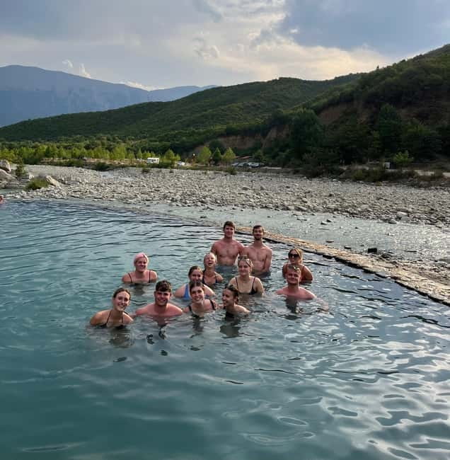 Sarande: Permet 4x4 Tour, Rafting and Thermal baths - Whitewater on the Vjosa: rafting that is thrilling but managed