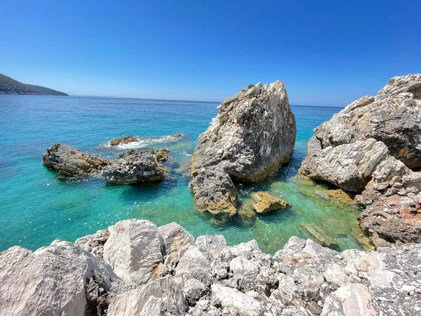 Sarandë Seascape: Coves, Cliffs & Caribbean-Blue-Water Bays - Price and value for a $30 swim-and-snorkel day