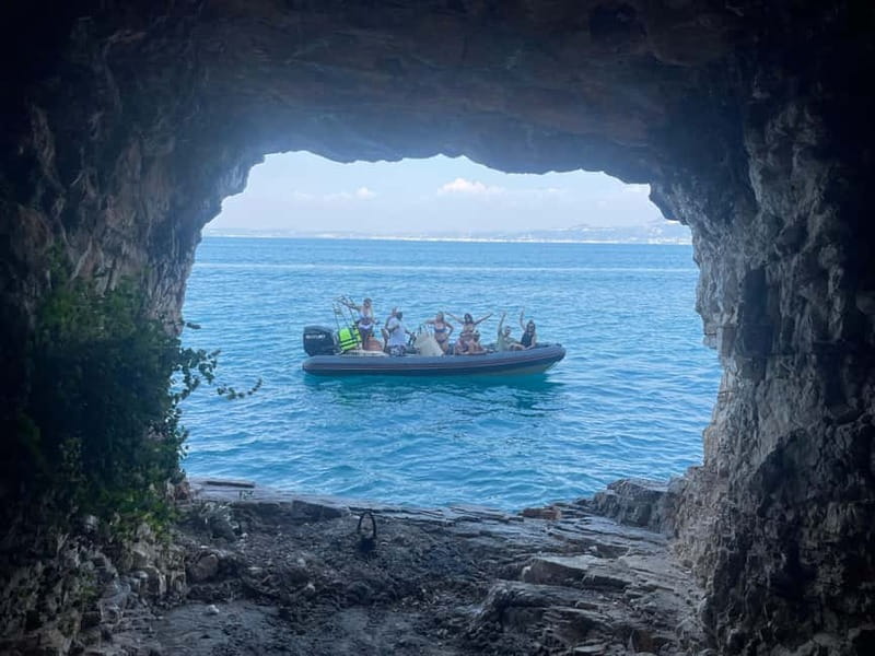 Sazan Island & Karaburun Beach & Haxhi Ali Cave Vlore - Speedboat time: the views are part of the ticket value