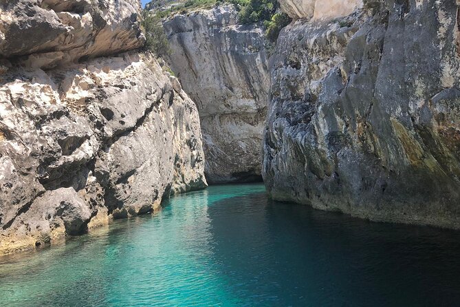 Secret Blue Gem Cave & Grama Bay Boat Tours Vlore - Bristani Bay (Bear’s Bay) and Gjiri i Mergucit (Bay of Mergim): Quiet Water Breaks