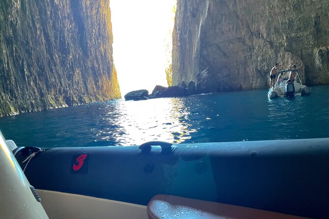 Secret Blue Gem Cave & Grama Bay Boat Tours Vlore - Dafina Cave and Haxhi Ali Cave: Dramatic Sea-Only Access