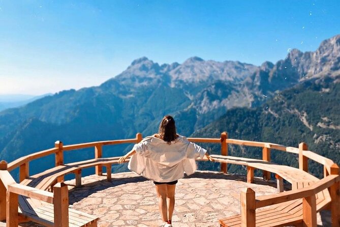 Semi-Private Day Tour of Theth & Blue Eye from Tirana / Shkoder - Qafa e Thores viewpoint: herb fields, lavender vibes, and 1700 meters of views