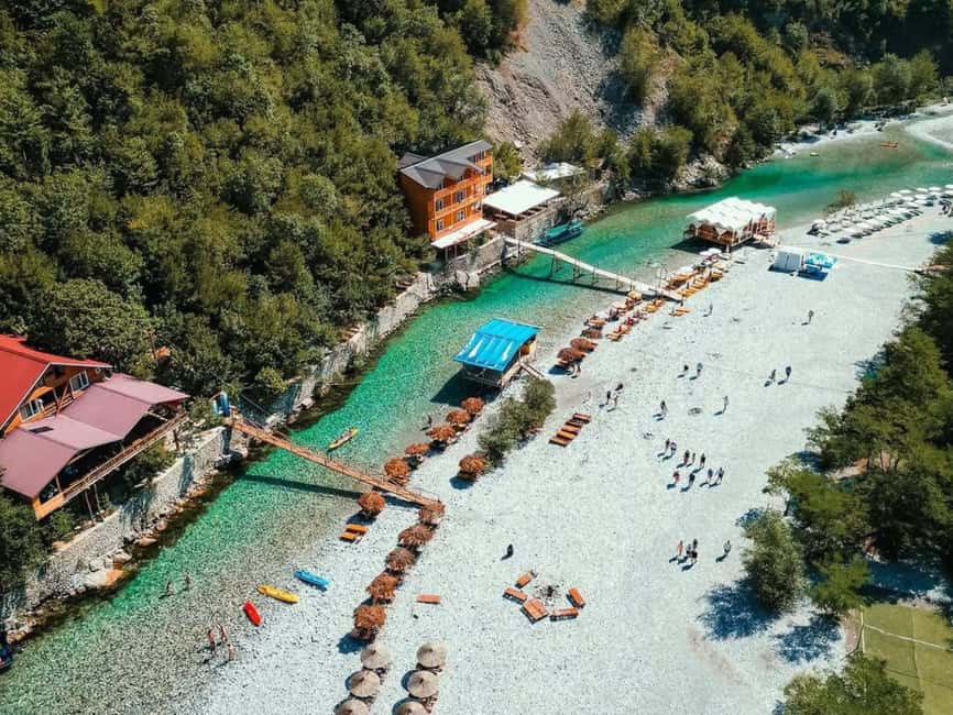 Shkodra Scenic Cruise. Tour from Komani Lake to Shala River - Arriving at Shala River: emerald water and cliff views that feel close