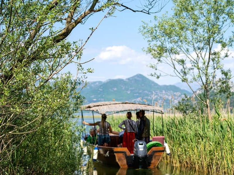 Skadar Lake National Park: Private Wooden Boat Tour & Wine - Morača River Area and the Three Islands: Where Narrow Channels Take Over