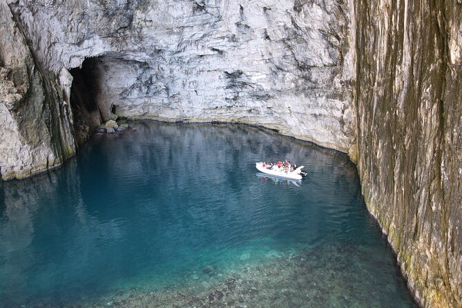 Snorkeling Experience Haxhi Aliu Cave & Ionian Cliffs - Cape of Tongue coastal passage and the Gorge of Boats stop