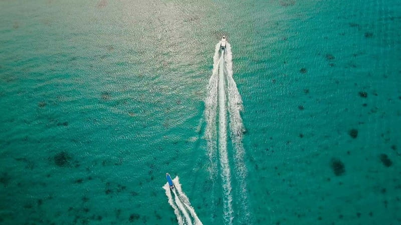 Speed boat to Dafina Bay and Haxhi Ali Cave - Meeting at Bar Olympia and Getting Ready for 6 Hours on the Water