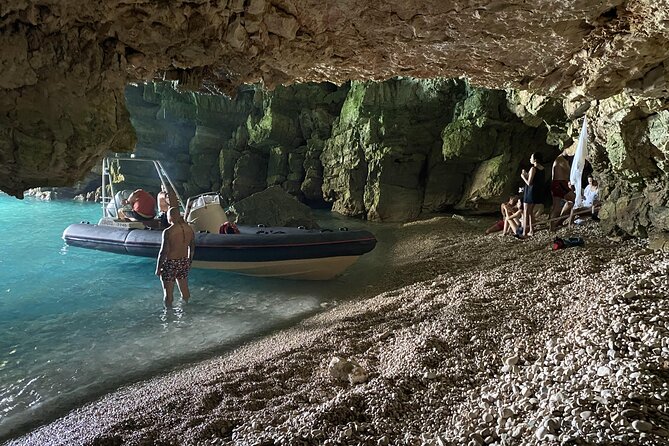 Speed Boat Tour to National Park and Grama Bay - Grama Bay and the Bay of Grama: longer stops and those carved inscriptions
