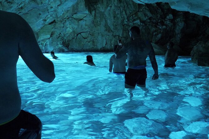 Speed Boat Tour to Vlore's Secret Blue Cave at Grama Bay - Starting point and what the timing feels like at 10:30 am