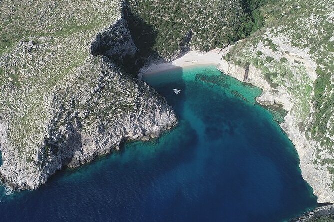Speed Boat Tour to Vlore's Secret Blue Cave at Grama Bay - Bay of Grama for 2 hours: the calm payoff and the “cave of writings”
