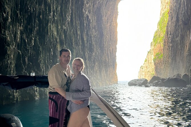 Speedboat Tour to Sazan Island, Haxhi Ali Cave and Marine Park - Included items and what they mean for your budget